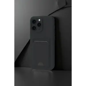 İphone 16 Pro Kılıf Kelvin Kartvizitli  - Siyah