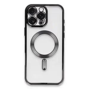 İphone 16 Pro Max Kılıf Kross Magneticsafe Kapak - Siyah