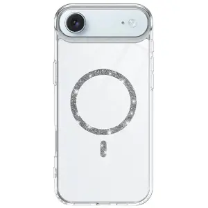 İphone 17 Air Live Diamond Magsafe Kapak - Şeffaf