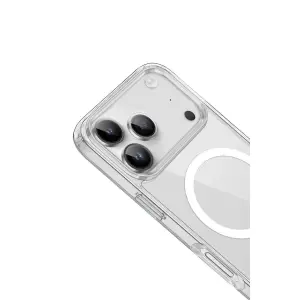 İphone 17 Pro Kılıf Pc Real Magsafe Kapak - Şeffaf
