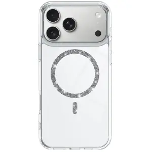 İphone 17 Pro Live Diamond Magsafe Kapak - Şeffaf