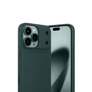 İphone 17 Pro Max Auto Fus Karbon Kapak - Koyu Yeşil