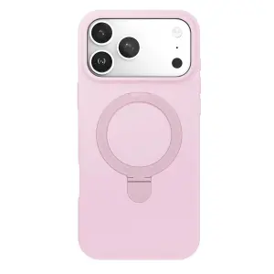İphone 17 Pro Max Regal Magsafe Standlı Kapak - Açık Pembe
