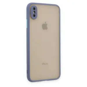 İphone X Kılıf Montreal  Kapak - Gri