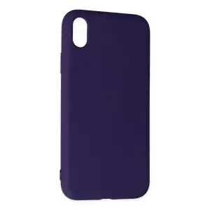 İphone Xr Kılıf Nano İçi Kadife  - Mor