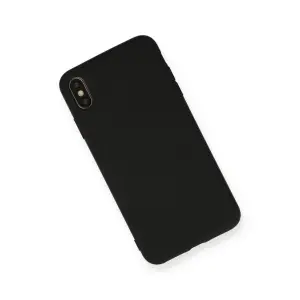 İphone Xs Max Kılıf Nano İçi Kadife  - Siyah