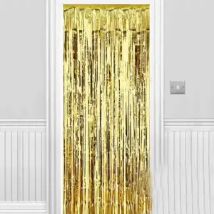Işıltılı Duvar Ve Kapı Perdesi Gold 90x200 Cm Bx40