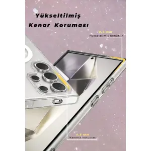 Joko  Galaxy S24 Ultra Kılıf  Magsafe Kapak - Şeffaf