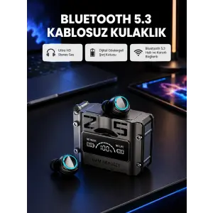 Kablosuz Bluetooth 5.3 Kulaklık – Aktif Gürültü Engelleme ve Gecikmesiz Oyun Modu