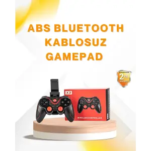 Kablosuz Bluetooth Gamepad PC Android TV Uyumlu Oyun Kumandası