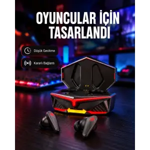 Kablosuz Bluetooth Gaming Kulaklık Suya Dayanıklı Yeni Nesil
