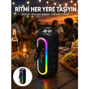 Kablosuz Bluetooth Hoparlör Taşınabilir Çoklu Bağlantılı Özelliği Yeni Nesil