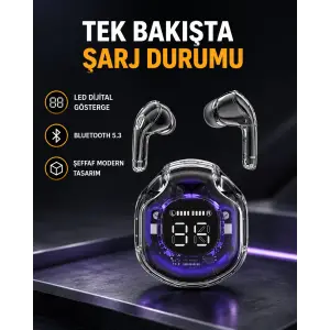 Kablosuz Bluetooth Kulaklık Hifi Ses Kalitesi ve Mikrofonlu