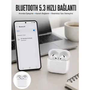 Kablosuz Bluetooth Kulaklık TWS ANC Özelliği Yüksek Ses Kaliteli Yeni Nesil
