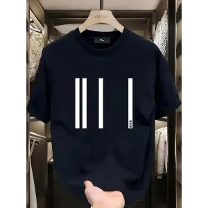 Kadın Kısa Kol Yazlık Tişört Bisiklet Yaka Baskılı Oversize T-Shirt - Siyah