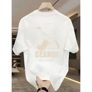 Kadın T-Shirt GANDHI The Project Baskılı Kısa Kollu tişört - Beyaz
