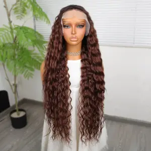 Kahve Karamel Ombreli Fiber Sen Tül Peruk