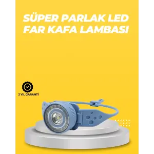 Kampçı Kafa Lambası Su Geçirmez Çok Modlu LED