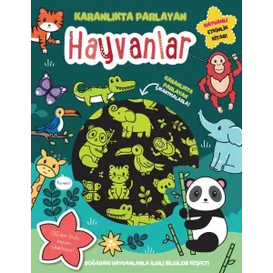 Karanlıkta Parlayan lar - Hayvanlar (Parlayan Çıkartmalar)