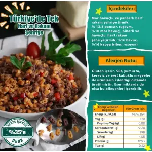 Karışık Sebzeli Harf Rakam Şehriye 250gr