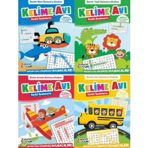 Kelime ı - Bulmaca Kitabım - 4lü Seri
