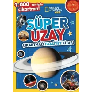 Kids Süper Uzay Çıkartmalı Faaliyet Kitabı