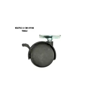KİLİTLİ 6CM AYAK TEKLİ