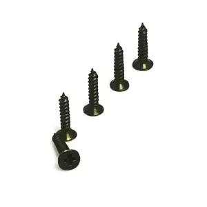 Klips, Menteşe, Ayak, Ağaç, Sunta Vidası 2,2x13 Mm - Siyah 100 Adet