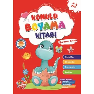 Konulu Boyama - Kırmızı (4-5 Yaş)