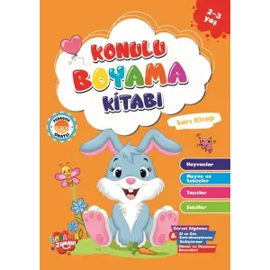 Konulu Boyama - Sarı (2-3 Yaş)