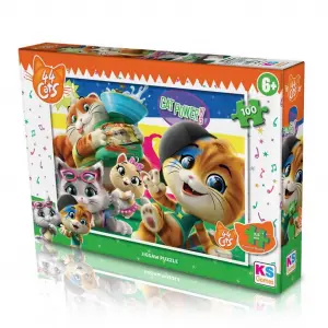 KS Games 44 Cats 100 Parça Puzzle