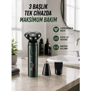 Kuru Kullanıma Uygun Erkek Tıraş Makinesi