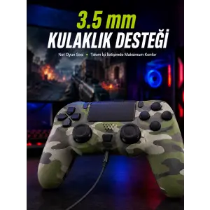 LED Işıklı Oyun Kolu – Durum Göstergeli Şık Tasarım