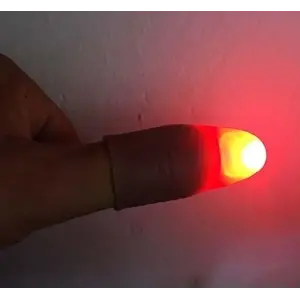 Led Işıklı Sihirli Parmak Işıklı Parmak Şaka Parmak Bx40