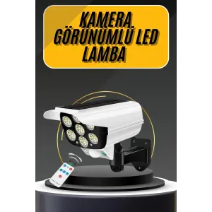 LED Lamba-Güneş Paneli Destekli Uzaktan Kumandalı Solar LED Lamba