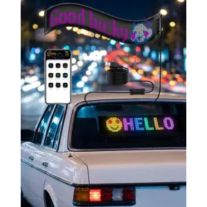 LED Matrix Panel RGB Yazı Yazma Animasyonlu Telefon Kontrollü Akıllı Ekran
