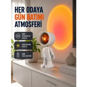 Loş Işıklı Şarjlı Ortam Lambası – Kompakt ve Portatif Yeni Nesil