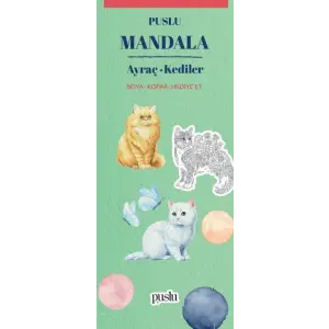 Mandala Ayraç - Kediler