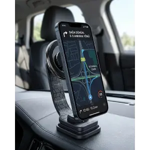 Manyetik Araç Telefon Standı Katlanabilir Telefon Tutucu