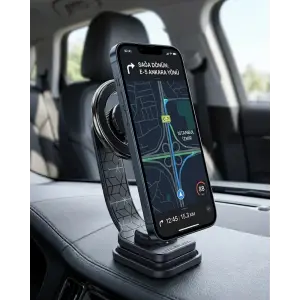Manyetik Araç Telefon Standı Katlanabilir Telefon Tutucu