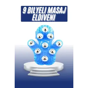Masaj Aleti El Şeklinde Omuz Bacak Bilyeli Masaj Eldiveni El Şekilli