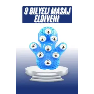 Masaj Aleti El Şeklinde Omuz Bacak Bilyeli Masaj Eldiveni El Şekilli