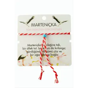 Mavi Boncuk Marteniçka Bileklik
