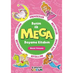 Mega Boyama Kitabım - Masal Dünyası