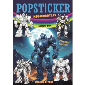 Megarobotlar Boyama Kitabı Pop