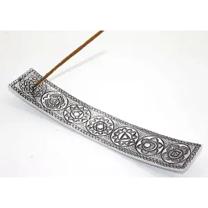Metal Kayık 7 Çakra ( Chakra ) Tütsülük Ksk2193