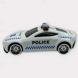 Metal Mini Polis Arabası  8 cm - Polis - 5 - 1 ADET