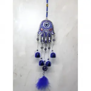 Metal Nazar Boncuğu Çan Model 18
