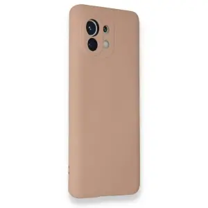 Mi 11 Kılıf Nano İçi Kadife  - Pudra