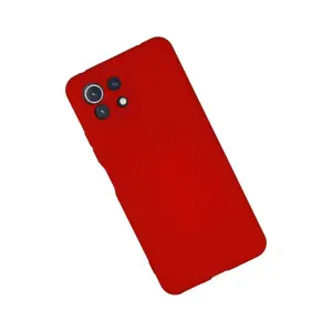 Mi 11 Lite Kılıf Nano İçi Kadife  - Kırmızı